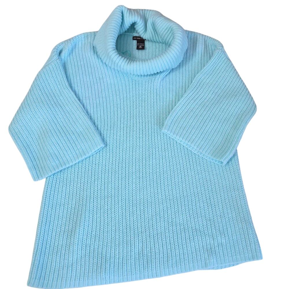 New York & Company Cowl neck half sleeve sweater woman's size M